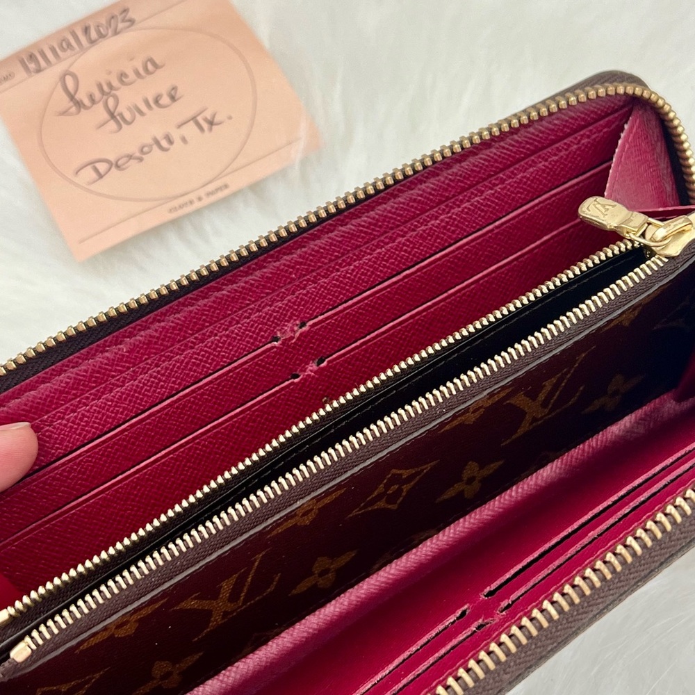 Authentic LV clemence wallet. In great condition. Original receipt.